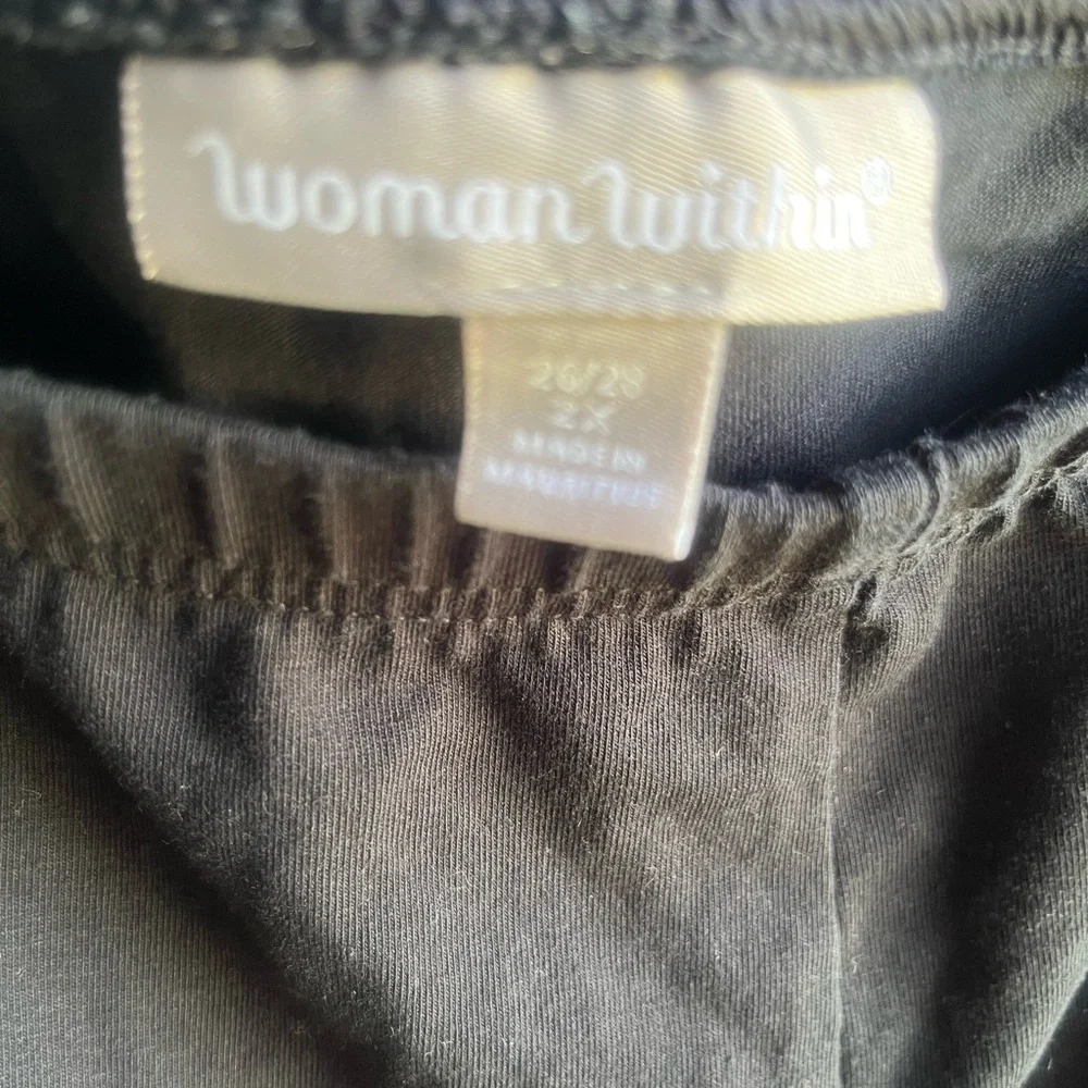 Women’s black stretch pants - Picture 1 of 5